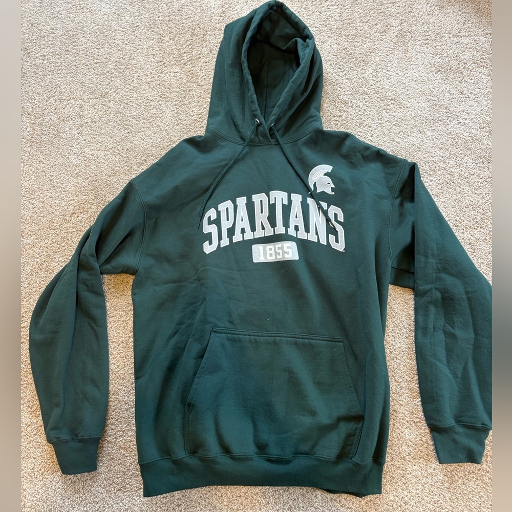 Spartans Dark Green Hoodie, XL
